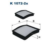 Filtro abitacolo Filtro particellare K 1072-2x FILTRON per BMW 3 Compact