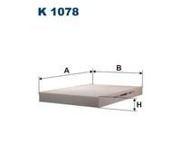 Filtron Filtro abitacolo K1078 per Audi e Seat (A4, A6, Allroad, Exeo)