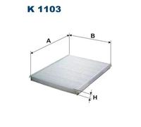 Filtro cabina FILTRON K1103