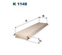 Filtro abitacolo Filtro particellare K 1148 FILTRON per JAGUAR FORD
