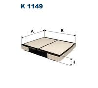 Filtro abitacolo Filtro particellare K 1149 FILTRON per HYUNDAI ELANTRA III