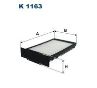 Filtro abitacolo Filtro particellare K 1163 FILTRON per LAND ROVER FREELANDER I