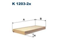 Filtro cabina FILTRON K1203-2X