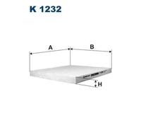 Filtro abitacolo Filtro particellare K 1232 FILTRON per KIA HYUNDAI