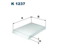 Filtro abitacolo Filtro particellare K 1237 FILTRON per VOLVO LAND ROVER