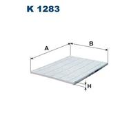 Filtro cabina FILTRON K1283