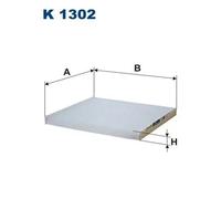 Filtro cabina FILTRON K1302