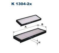 Filtro cabina FILTRON K1304-2X