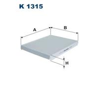 Filtro abitacolo Filtro particellare K 1315 FILTRON per HYUNDAI SANTA FÉ II