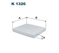 Filtro cabina FILTRON K1326