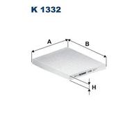 Filtro abitacolo Filtro particellare K 1332 FILTRON per KIA HYUNDAI