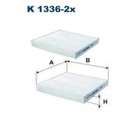 Filtro abitacolo Filtro particellare K 1336-2x FILTRON per BMW ALPINA