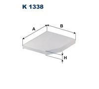 Filtro abitacolo Filtro particellare K 1338 FILTRON per FORD