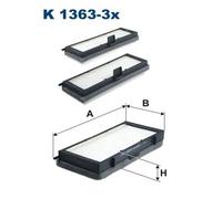 Filtro cabina FILTRON K1363-3x