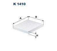Filtro cabina FILTRON K 1410