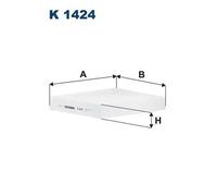 Filtro cabina FILTRON K 1424