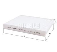 Filtro abitacolo Filtro particellare LA 1123 MAHLE per OPEL CADILLAC CHEVROLET
