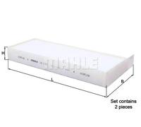 Filtro abitacolo Filtro particellare LA 1157/S KNECHT per PEUGEOT DS OPEL