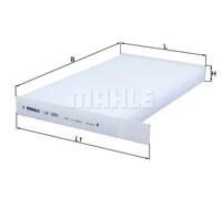 Filtro cabina KNECHT LA 1205