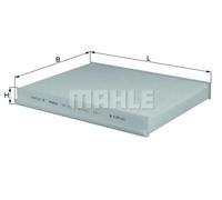 Filtro abitacolo Filtro particellare LA 153 MAHLE per CITROËN XSARA Break XSARA