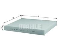 Filtro cabina KNECHT LA 182