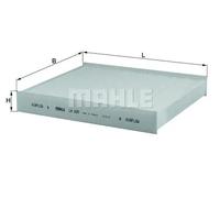 Filtro abitacolo Filtro particellare LA 220 MAHLE per FORD VOLVO
