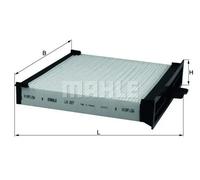 Filtro cabina KNECHT LA 227