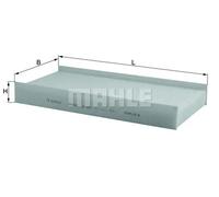 Filtro cabina KNECHT LA 232