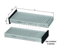 Filtro cabina KNECHT LA 296/S