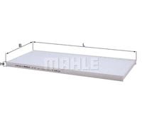 MAHLE ORIGINAL LA 34 Filtro abitacolo per VW POLO (9N) SCIROCCO (137, 138)