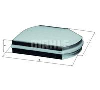 Filtro abitacolo Filtro particellare LA 37 KNECHT per MERCEDES-BENZ CHRYSLER