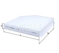 Filtro cabina MAHLE KNECHT LA 386