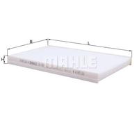 Filtro abitacolo Filtro particellare LA 422 KNECHT per FIAT PALIO Weekend PALIO
