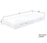 Filtro abitacolo Filtro particellare LA 426/S KNECHT per RENAULT LAGUNA III