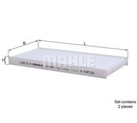 Filtro cabina KNECHT LA 444/S