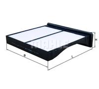 Filtro cabina KNECHT LA 461