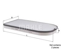 MAHLE ORIGINAL LA 613/S Filtro abitacolo