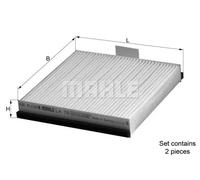 Filtro abitacolo Filtro particellare LA 76/S KNECHT per RENAULT ESPACE II