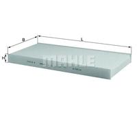 MAHLE ORIGINAL LA 78 Filtro abitacolo per VW PASSAT Variant (3B6) Filtro