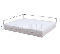 Filtro cabina KNECHT LA 809