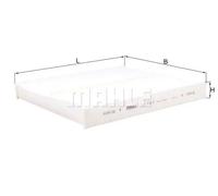 Filtro cabina KNECHT LA 816/3