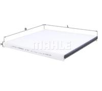 Filtro abitacolo Filtro particellare LA 851 MAHLE per KIA CARNIVAL II CARNIVAL I