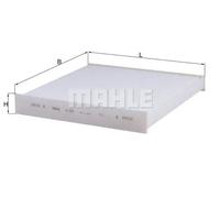 Filtro abitacolo Filtro particellare LA 859 MAHLE per FORD TRANSIT Autobus