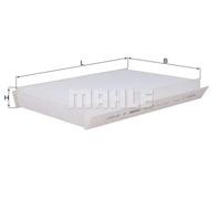 Filtro cabina KNECHT LA 889