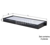 Filtro cabina KNECHT LA 912/S
