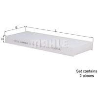 Filtro abitacolo Filtro particellare LA 921/S KNECHT per CITROËN PEUGEOT