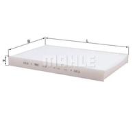 Filtro cabina KNECHT LA 93