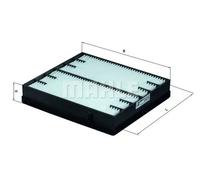 Filtro abitacolo Filtro particellare LA 98 KNECHT per MERCEDES-BENZ CLASSE M