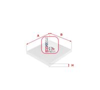 Filtro abitacolo Filtro particellare S 3088 C SOFIMA per ABARTH FIAT FORD
