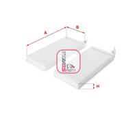 Filtro abitacolo Filtro particellare S 3164 C SOFIMA per RENAULT OPEL NISSAN